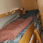 Wohnwagen Mit Feststehendem Vorzelt Campingplatz *